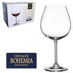 Jogo de Taca de Cristal para Vinho Bordeau com 6 Unidades Gastro Bohemia 650ml