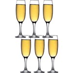 Ficha técnica e caractérísticas do produto Jogo de Taças de Champagne Empire 220ml com 6 Peças - UD Brasil