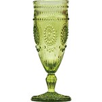 Ficha técnica e caractérísticas do produto Jogo de Taças para Champagne Aubusson Verde 120ml 6 Peças - Rojemac