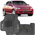 Ficha técnica e caractérísticas do produto Jogo de Tapete Automotivo Carpete Chevrolet Gm Astra 1999 à 2012 Soft Logo Bordado Grafite 5 Peças - S/m