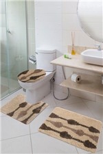 Ficha técnica e caractérísticas do produto Jogo de Tapete para Banheiro C/3 Van Gogh - Jolitex