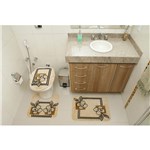 Ficha técnica e caractérísticas do produto Jogo de Tapete para Banheiro Royal Luxury 103-4 3 Peças - Rayza