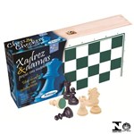 Ficha técnica e caractérísticas do produto Jogo de Xadrez e Damas em Madeira 60065 Xalingo