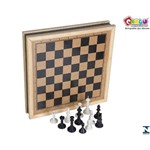 Ficha técnica e caractérísticas do produto Jogo de Xadrez Luxo - Carlu Brinquedos