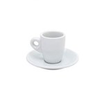 Ficha técnica e caractérísticas do produto Jogo de Xícaras de Café com Pires Porcelana 12 Peças 70ml Rojemac Branco