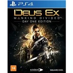 Ficha técnica e caractérísticas do produto Jogo Deus Ex: Mankind Divided - Day One Edition - PS4