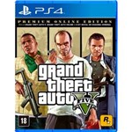 Ficha técnica e caractérísticas do produto Jogo Grand Theft Auto V - Premium Online Edition - PS4