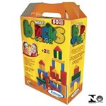 Ficha técnica e caractérísticas do produto Jogo Infantil Multiblocks Colorido 50 Peças 5282.1 Xalingo