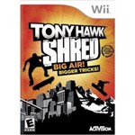 Ficha técnica e caractérísticas do produto Jogo Lacrado Tony Hawk Shred Big Air Bigger Tricks Wii
