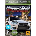 Ficha técnica e caractérísticas do produto Jogo Midnight Club: Los Angeles - Complete Edition - Xbox 360