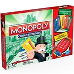 Ficha técnica e caractérísticas do produto Jogo Monopoly Cartão Eletrônico Novo - 8 a 11 a - Colorido