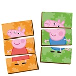 Ficha técnica e caractérísticas do produto Jogo Monta Figuras - Peppa Pig - Estrela