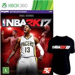 Ficha técnica e caractérísticas do produto Jogo NBA 2K17 Xbox 360 + Camiseta Preta NBA 2K17