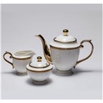 Ficha técnica e caractérísticas do produto Jogo 3 Peças para Chá de Porcelana Paddy Wolff - R25114