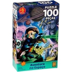 Ficha técnica e caractérísticas do produto Jogo Puzzle 100 Peças Aventura no Espaço - Grow