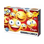 Ficha técnica e caractérísticas do produto Jogo Quebra-cabeça Emojis 60 Pçs - Pais e Filhos