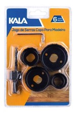 Ficha técnica e caractérísticas do produto Jogo Serra Copo 6Pcs - Kala