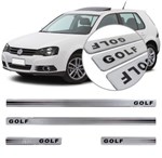 Ficha técnica e caractérísticas do produto Jogo Soleira Golf 2014/... Modelo Aço Escovado Resinada 4 Portas - Sportinox