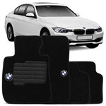 Ficha técnica e caractérísticas do produto Jogo Tapetes Carpete BMW Série 3 318 320 325 328 335 08 a 12 Preto 4 Peças