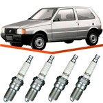 Ficha técnica e caractérísticas do produto Jogo Vela de Ignição Fiat Uno 1.3 1.5 85 a 91 Original Ngk