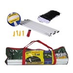 Ficha técnica e caractérísticas do produto Jogo Volei Kit C/ Rede Mastros Bomba Infladora Bola Voleibol Blx8 4882