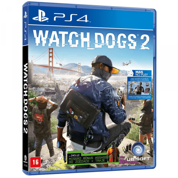 Ficha técnica e caractérísticas do produto Jogo Watch Dogs 2 - PS4 - Ubisoft