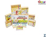 Ficha técnica e caractérísticas do produto Jogos Brinquedos Educativos Maleta Alfabetização 10 Jogos - Carlu