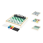 Ficha técnica e caractérísticas do produto Jogos De Tabuleiro 4x1 Junges Tabuleiro Xadrez, Dama, Ludo E Trilha 718