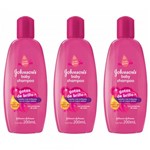 Ficha técnica e caractérísticas do produto Johnsons Baby Gotas de Brilho Shampoo 200ml (Kit C/03)
