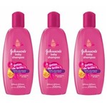Ficha técnica e caractérísticas do produto Johnsons Baby Gotas de Brilho Shampoo 200ml - Kit com 03