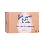 Ficha técnica e caractérísticas do produto Johnsons Baby Óleo de Amêndoas Sabonete 80g