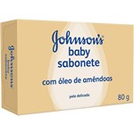 Ficha técnica e caractérísticas do produto Johnsons Baby Sabonete Oleo de Amendoas 80g - Johnsons