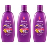 Johnsons Força Vitaminada Shampoo 200ml (kit C/03)