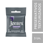 Ficha técnica e caractérísticas do produto Jontex Preservativo Camisinha Sensation 3 Unidades