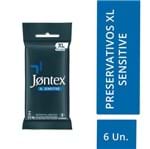 Ficha técnica e caractérísticas do produto Jontex Preservativo Camisinha XL Sensitive 6 Unidades