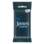 Ficha técnica e caractérísticas do produto Jontex Preservativo Lubrificado Xl Sensitive 6 Unidades