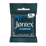 Ficha técnica e caractérísticas do produto Jontex Preservativo Lubrificado Xl Sensitive 3 Unidades