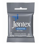 Ficha técnica e caractérísticas do produto Jontex Preservativo Sensitive 3 Unidades - Sem Sabor