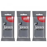 Ficha técnica e caractérísticas do produto Jontex Sensitive Preservativo C/8 (Kit C/03)