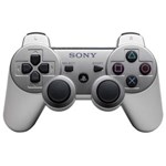 Ficha técnica e caractérísticas do produto Joystick Sony Dual Shock Prata - PS3