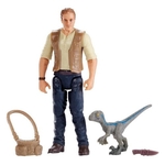 Ficha técnica e caractérísticas do produto Jurassic World Owen Com Baby Blue - Mattel