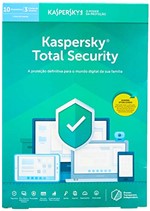 Ficha técnica e caractérísticas do produto Kaspersky Total Security - 10 Dispositivos,   KASPERSKY, KL1949K5KFS