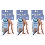 Ficha técnica e caractérísticas do produto Kendall 2262 Meia Calça Suave Compressão se Ponteira Mel M - Kit com 03