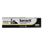 Ficha técnica e caractérísticas do produto Keravit 5g Pomada Oftalmologica Cães e Gatos - Vetnil