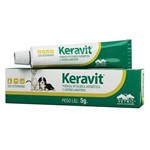 Ficha técnica e caractérísticas do produto Keravit Pomada Oftálmica Vetnil - 5g - 5g
