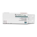 Ficha técnica e caractérísticas do produto Ketofen 5mg - 10 Comprimidos