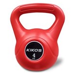 Ficha técnica e caractérísticas do produto Kettlebell Cement PS Kikos Vermelho - 4kg