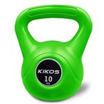 Ficha técnica e caractérísticas do produto Kettlebell Kikos 10KG IR92007C/10 Cement PS Verde
