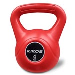 Ficha técnica e caractérísticas do produto Kettlebell Kikos 4kg Ir92007com4 Cement Ps Vermelho