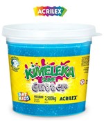 Ficha técnica e caractérísticas do produto Kimeleka Slime Art Kids Glitter 2,5KG Azul - Acrilex